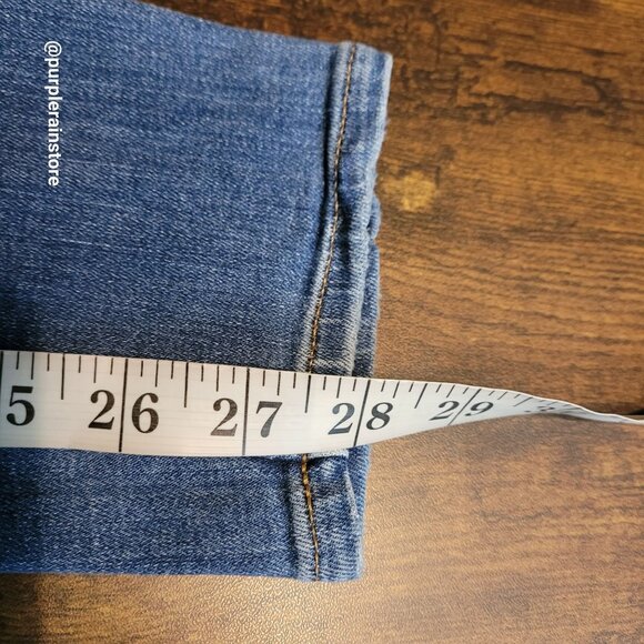 Madewell Jeans 27 Skinny 10" High Rise Leavitt Wash M6234 Tummy Control Stretch - Picture 11 of 13